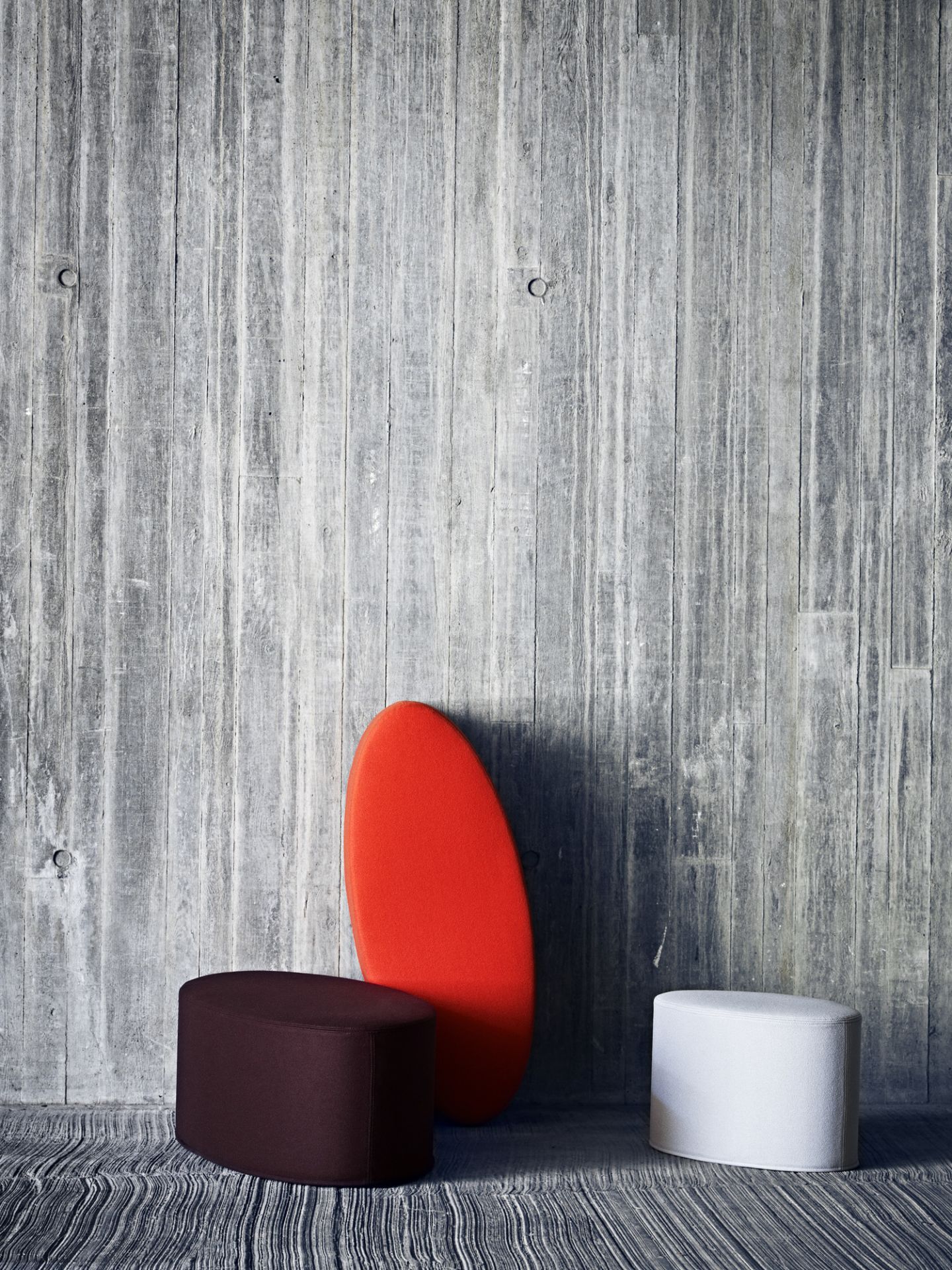 Bon Bon tabouret grand TISSU VISION 443 Softline OFFRE SPECIALE